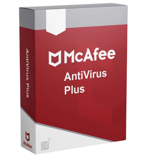 McAfee Antivirus Plus - Chave de 1 ano (dispositivos ilimitados)